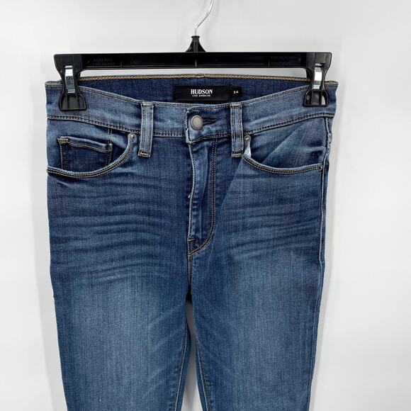 HUDSON DENIM NWT Barbara Super Skinny Denim Jean in Inty // 00 - Picture 5 of 12